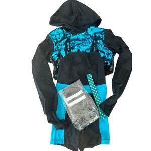 Weissman Teal Black Hoodie Costume That's What I Like Style 13766 SC